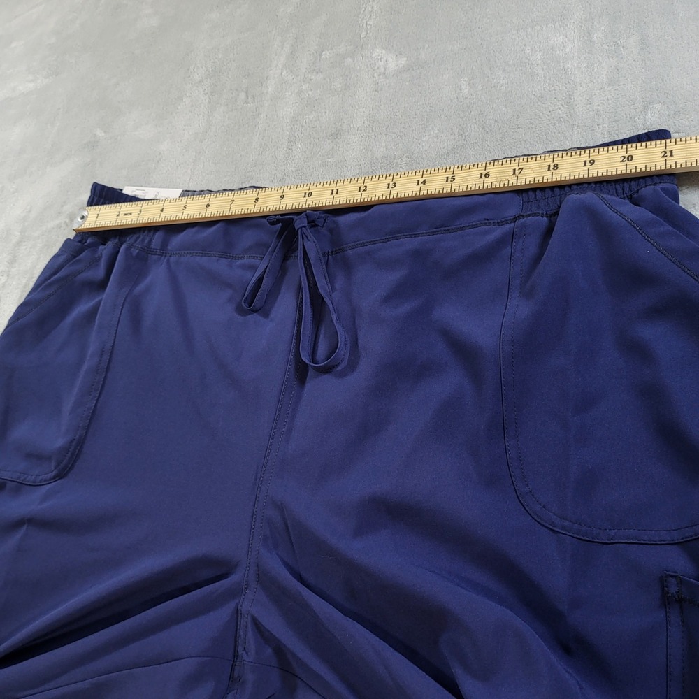 Scrubstar Premium Performance Navy Blue Scrub Pants 3XL Straight Leg WM04B121A - Picture 6 of 11